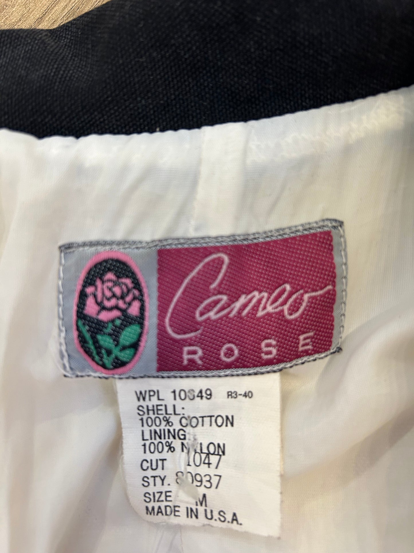1990s Cameo Rose Aztec Jacket (M)