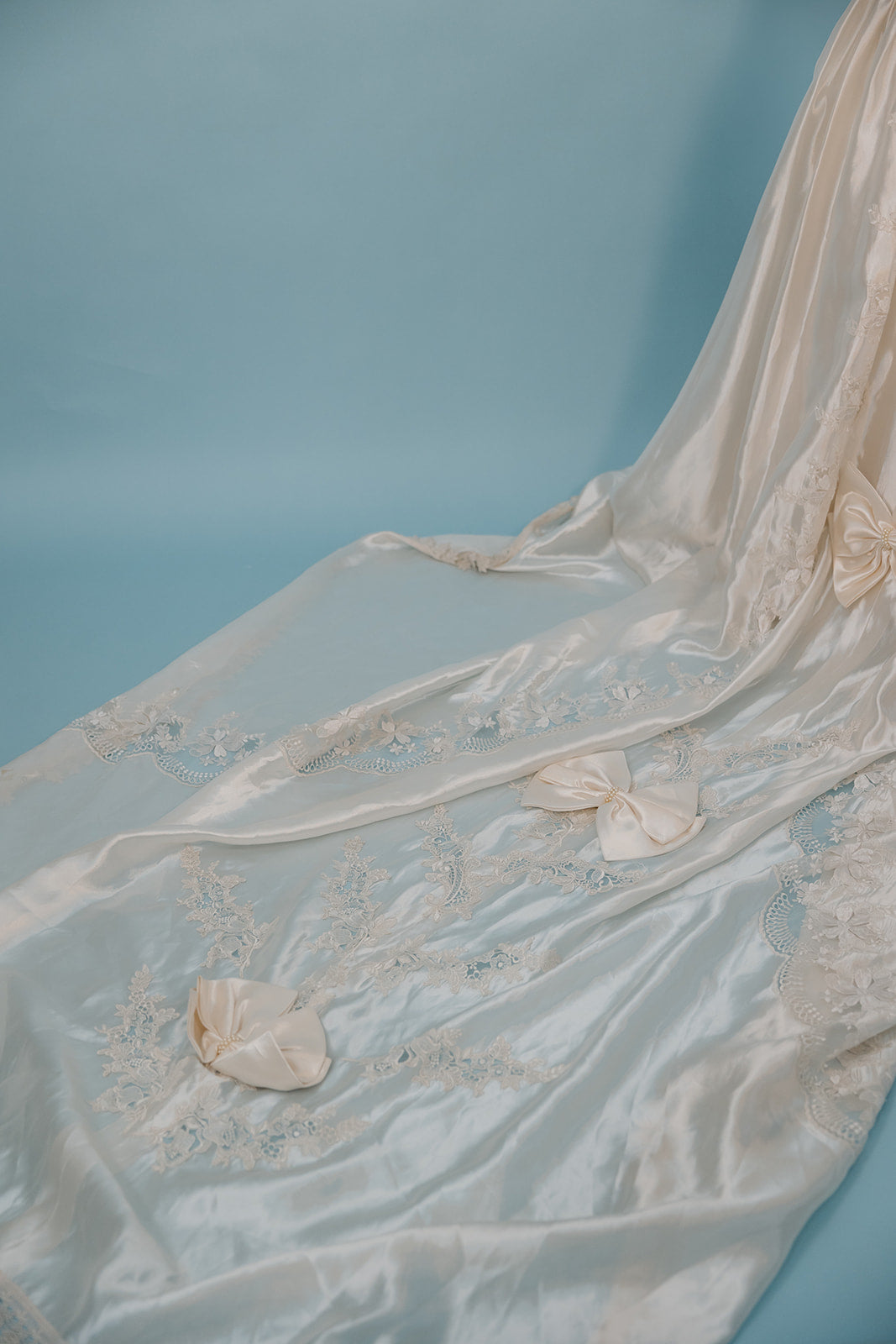 Justice: 1980s Ballgown with Cathedral Train