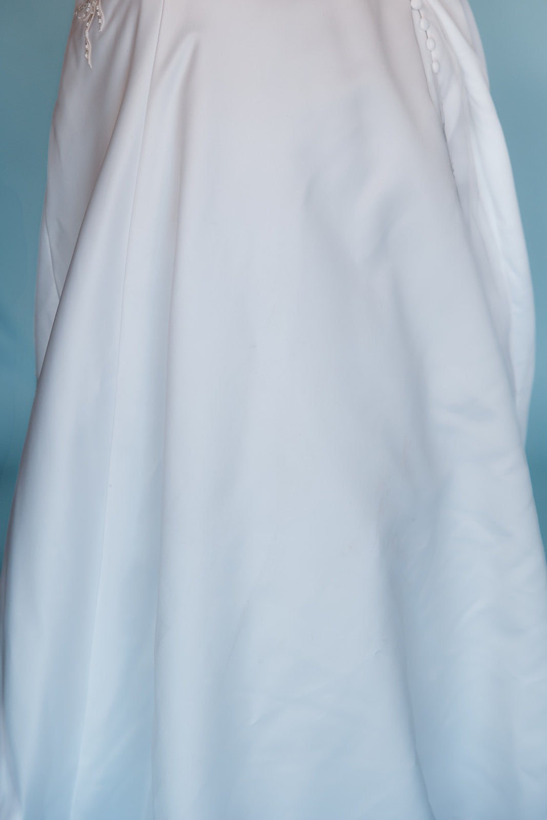 Vera: 2002 Wedding Gown with A-symmetrical bodice