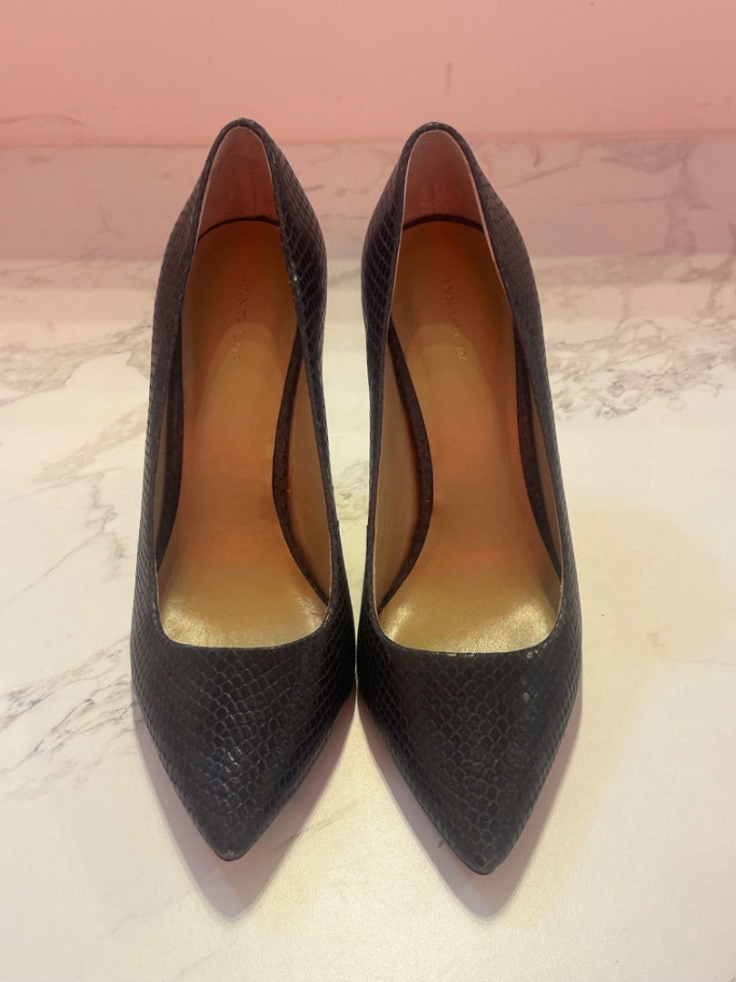 *Ann Taylor | Blue Snakescale Heels (10M)