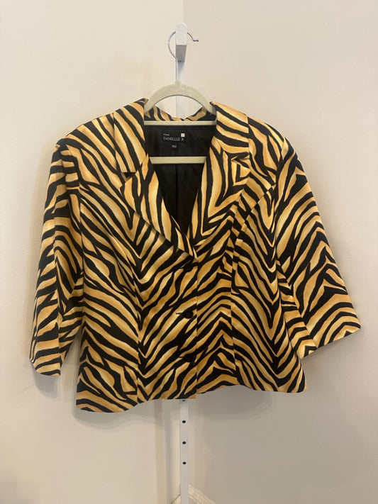 *Danielle B. | Multicolor Tiger Stripe Blazer (18W)