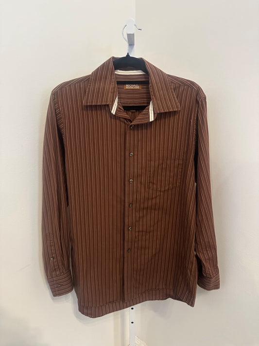 *Micheal Kors | Brown Button Up (M)