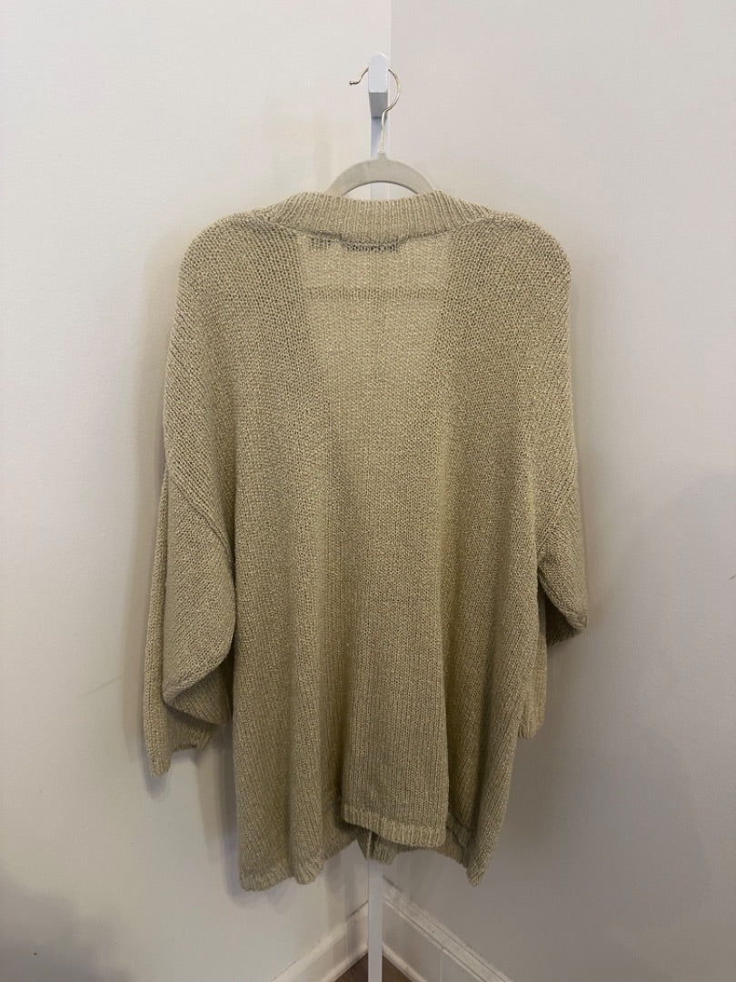 *Maggie Laurence | Tan Knit Cardigan (26/28)