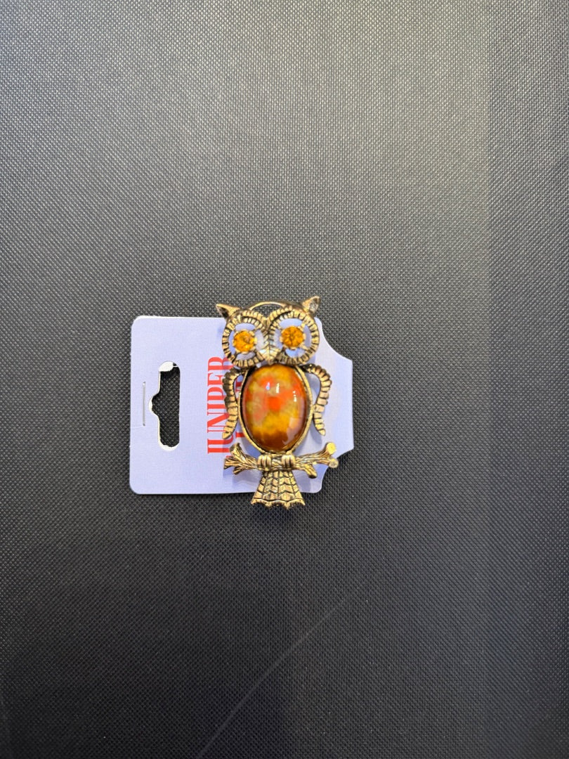 *No Label | Owl Broach (OSFM)