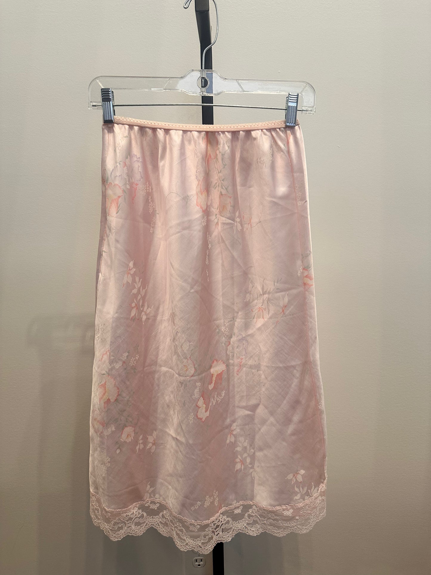 Pale Pink Rose Silky Skirt