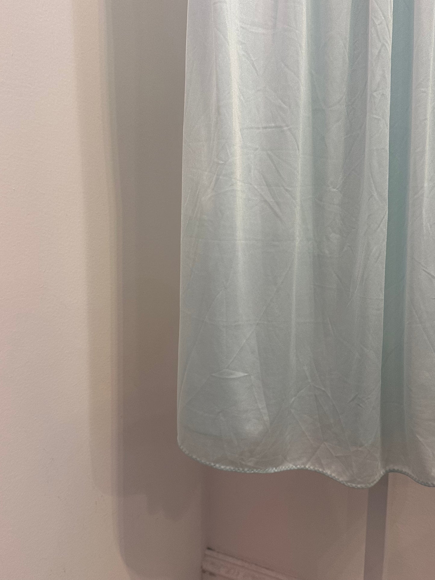 Teal & Lace Slip Nighty (M)