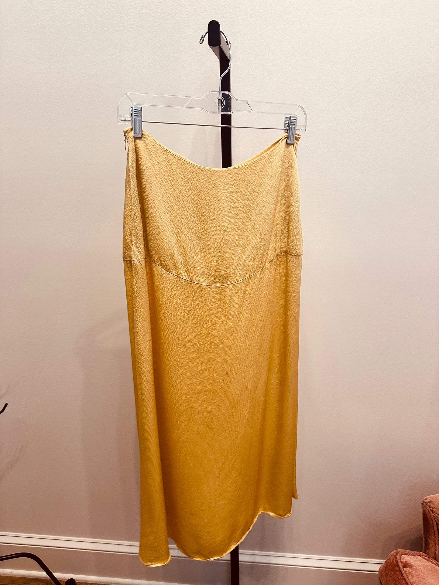 Everlane Yellow Midi Skirt (4)