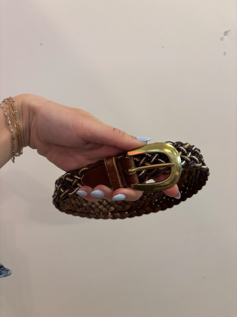 *VTG | Brown Woven Belt (OSFM)