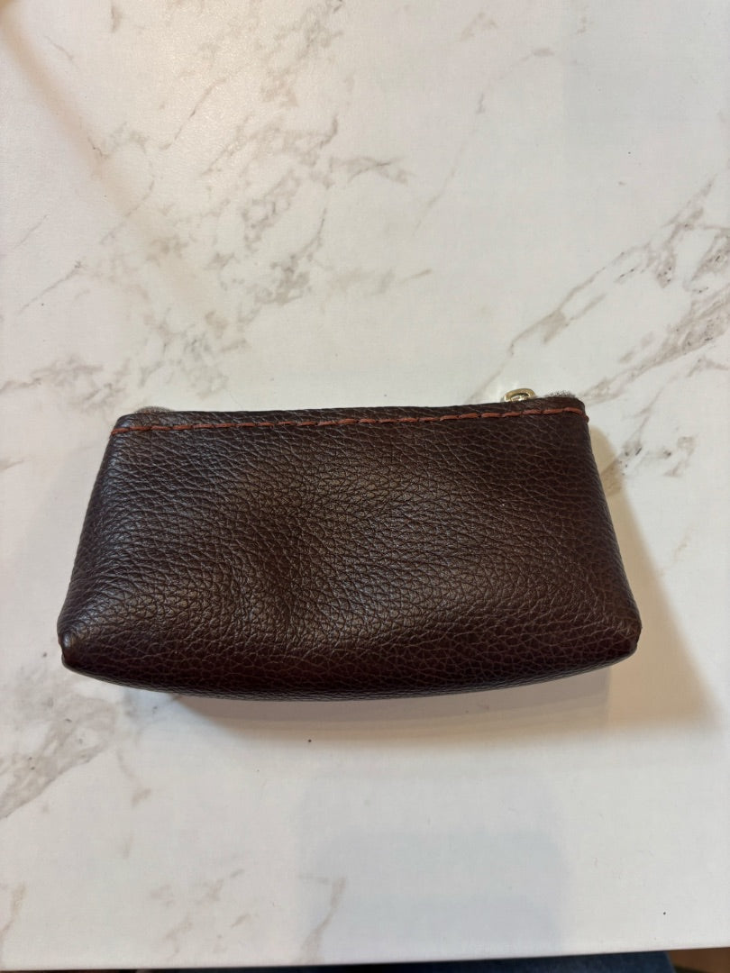 *Handmade Leather | Zip Pouch (Brown)