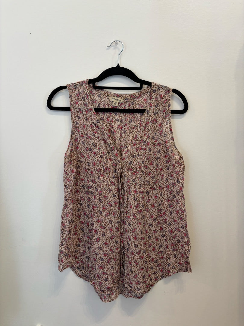 *Lucky Brand | 100% Silk Tank (XS)