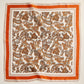 Retro Paisley Silk-Feel Square Scarf for Timeless Look