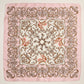 Baroque Print Silk-Texture Elegant Square Scarf