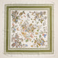 Floral Butterfly Silk Texture Square Scarf