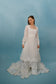 Drew: 1970s Tiered Lace, A-Line Gown