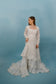 Drew: 1970s Tiered Lace, A-Line Gown