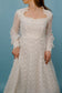 Drew: 1970s Tiered Lace, A-Line Gown