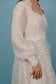 Drew: 1970s Tiered Lace, A-Line Gown