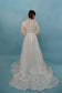 Drew: 1970s Tiered Lace, A-Line Gown