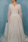 Blair: 1950s A-line Gown with Lace & Pearls