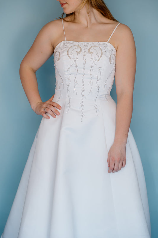 Scarlett: 2000s Botanical Beaded Gown