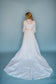 Linda: 1971 Wedding Dress with Daisies + Pink Ribbon