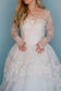 Betty: 1950s ballgown with tiered front and beaded neckline