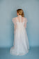 Lily: 1960s lace and chiffon gown with no train