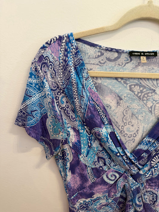 *Cable and Gauge | Wrap Top (S)