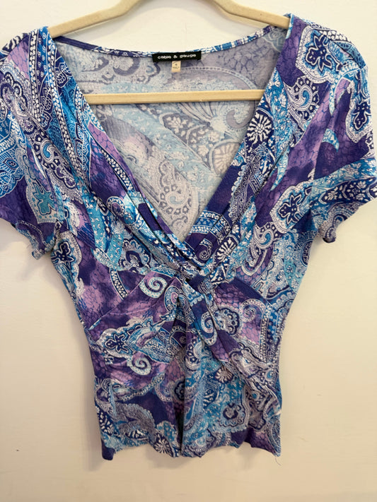 *Cable and Gauge | Wrap Top (S)