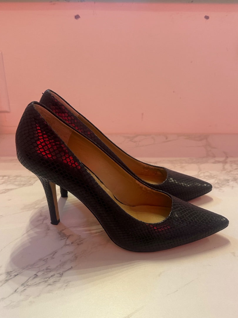 *Ann Taylor | Blue Snakescale Heels (10M)