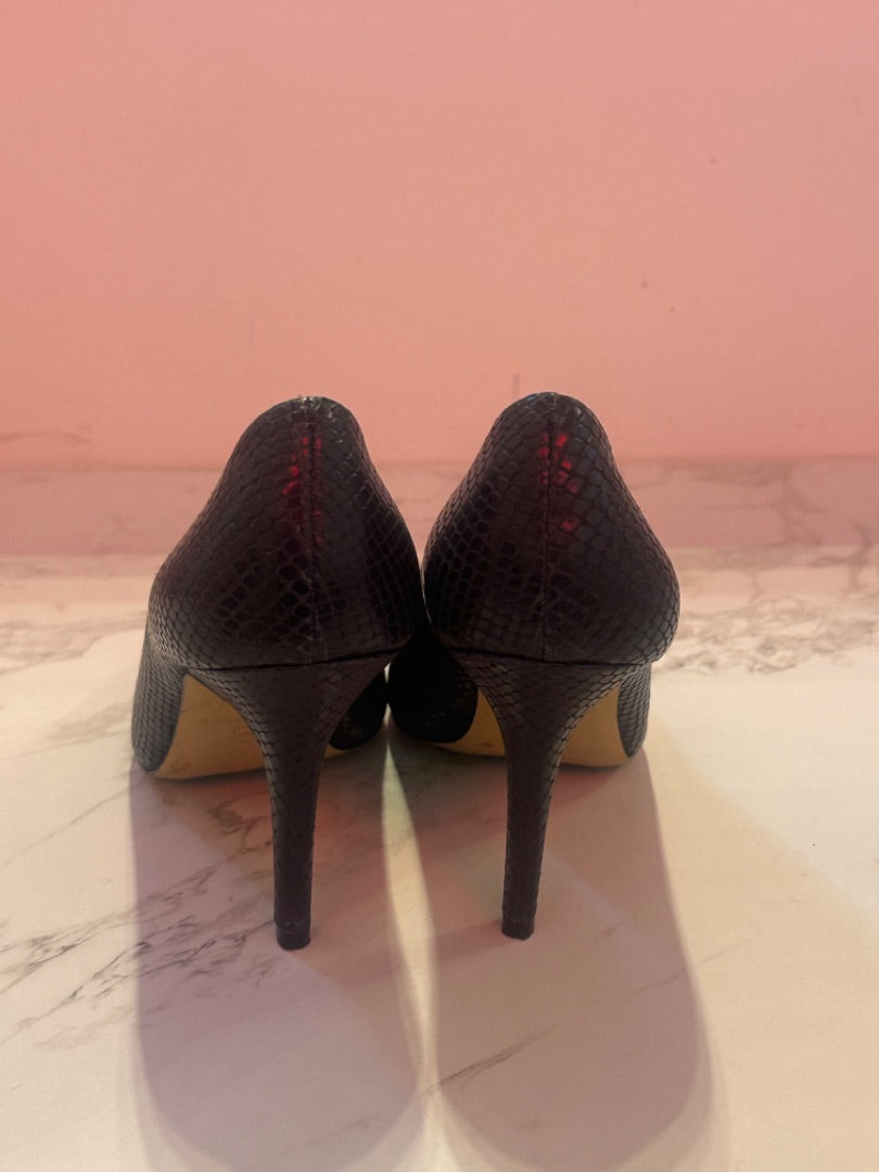 *Ann Taylor | Blue Snakescale Heels (10M)