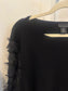 *Tahari | Black Funky Sleeve Top (XL)