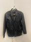 *No Label | Black Leather Jacket  (M)