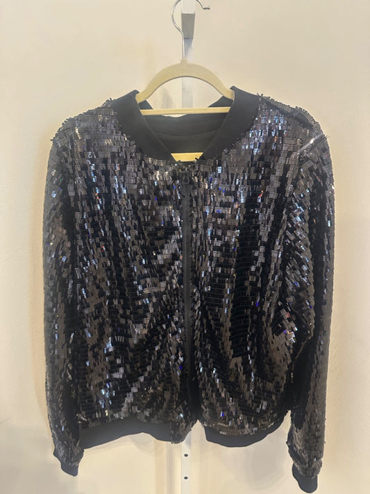 *No Label | Black Disco Jacket (L)