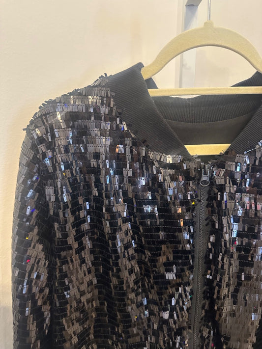 *No Label | Black Disco Jacket (L)