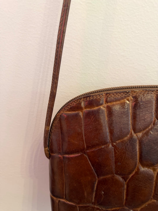 *Burdines | Leather Crossbody Purse ()