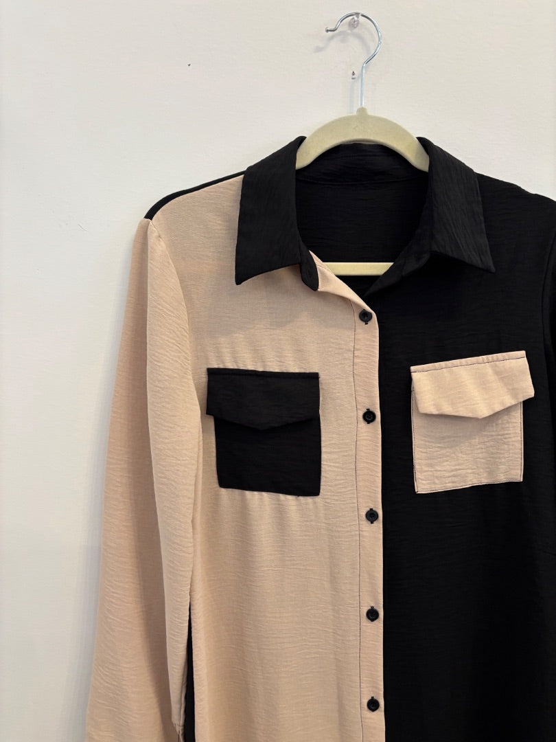 *No Label | Colorblock Dress (M)