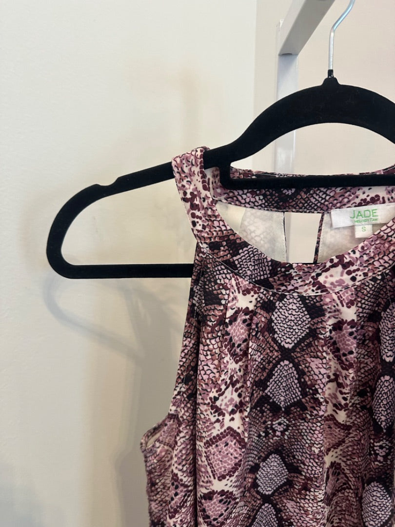 *Jade | 100% Silk Tank (S)