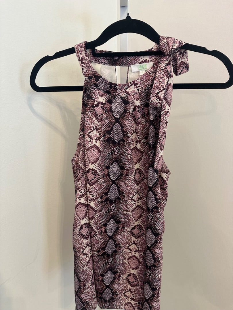 *Jade | 100% Silk Tank (S)