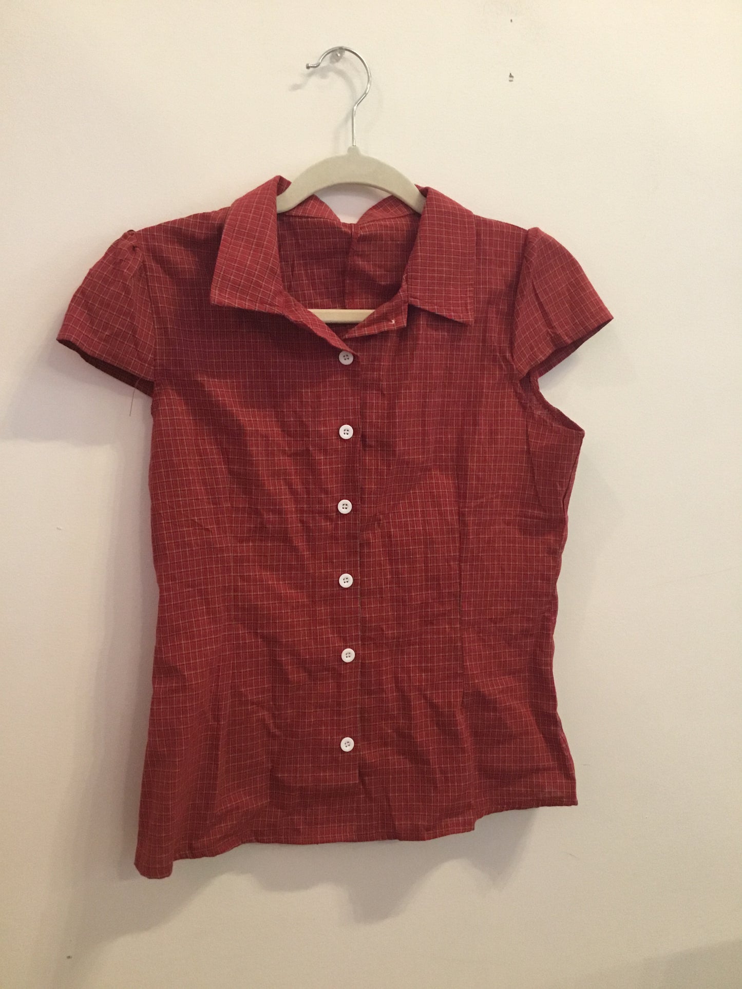 *No Label | Collared Blouse (S)