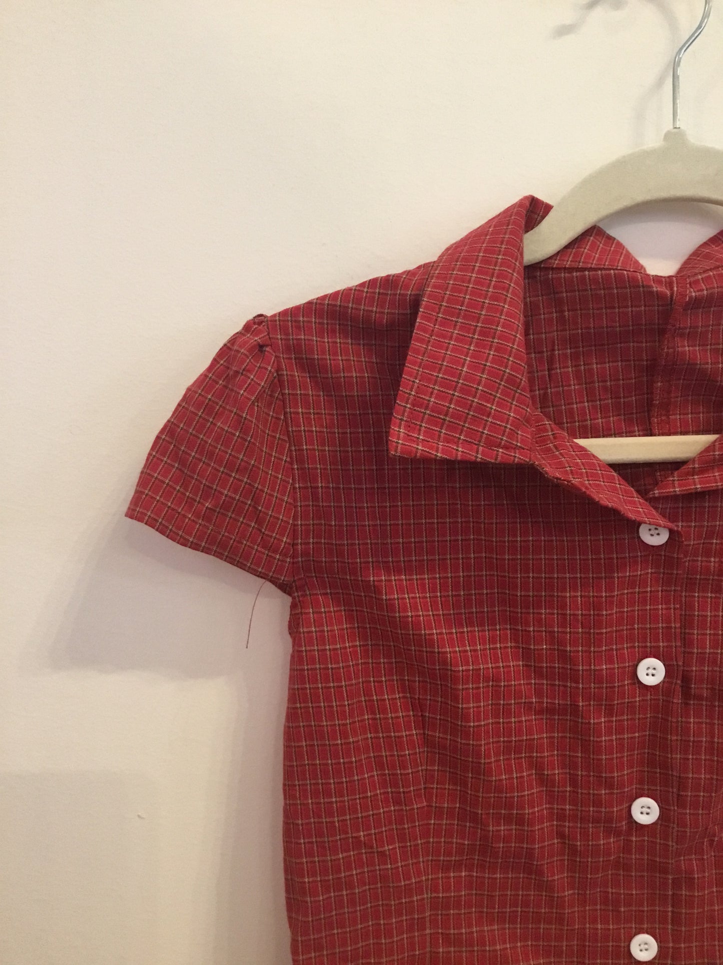 *No Label | Collared Blouse (S)