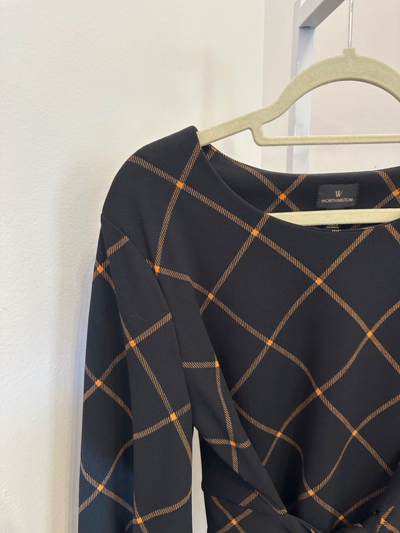 *Worthington | Tie Waist Top (L)