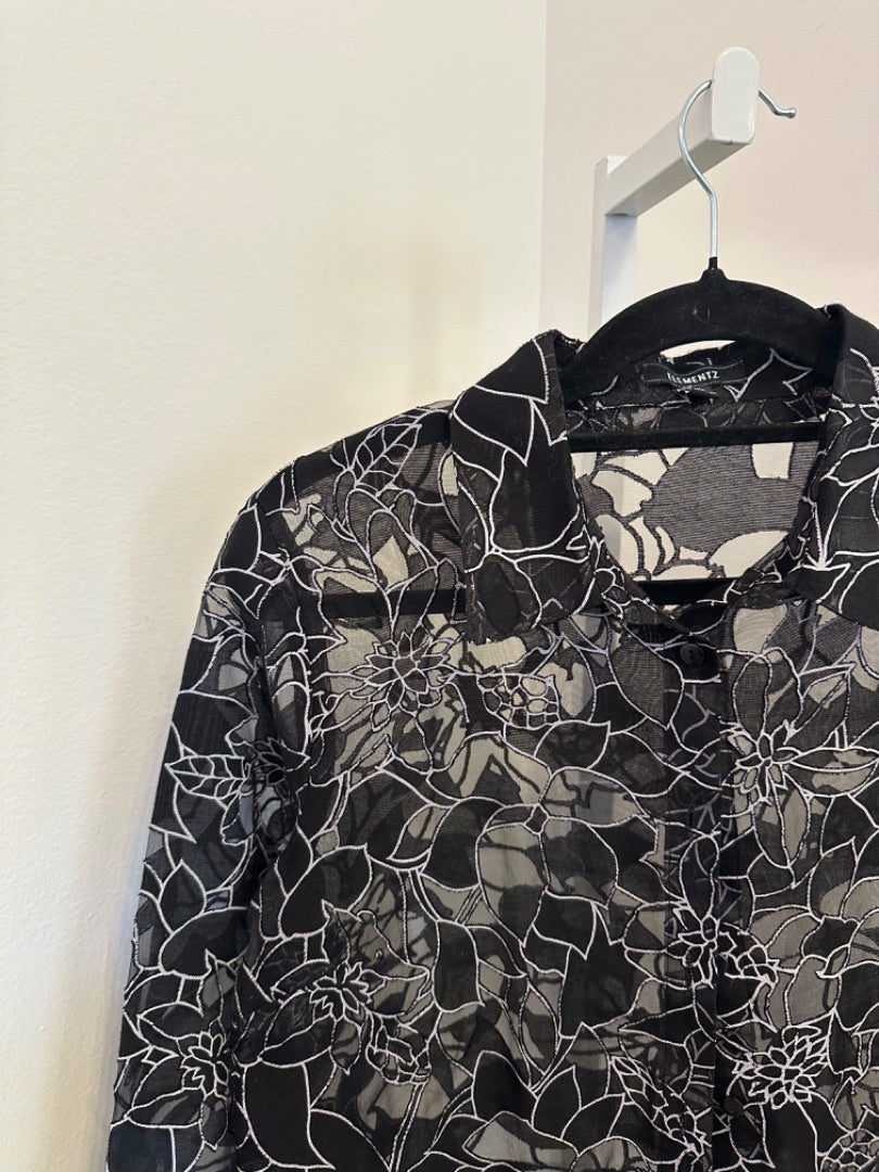*Elementz | Sheer Button Up (M)