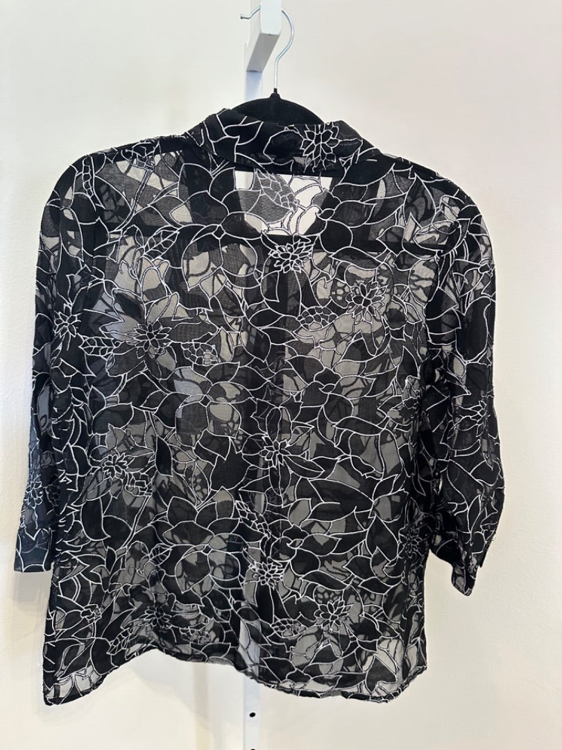 *Elementz | Sheer Button Up (M)