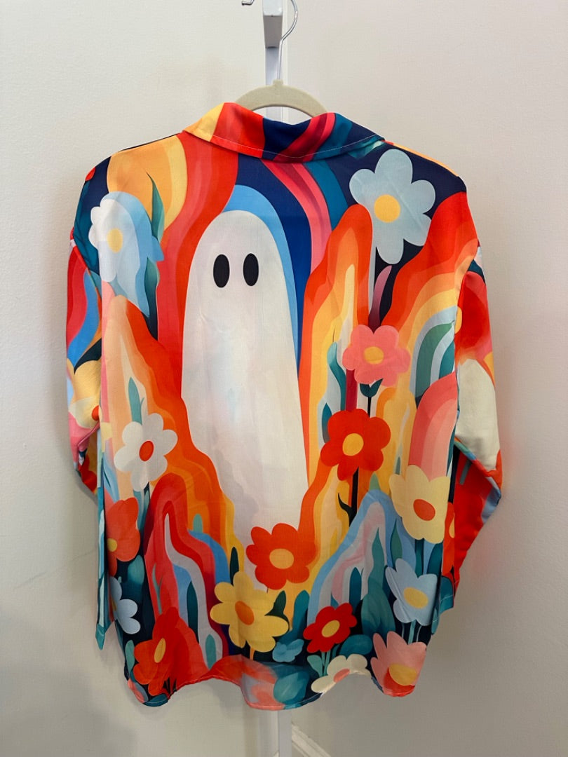 *No Label | Colorful Shirt (XL)