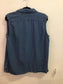 *The apparel workshop | Denim sleeveless button up (XL)