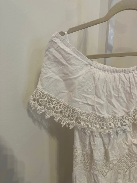 *blue island beach | Lacey Top (M)
