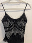 *The Limited | Silk Beaded Tank (M)