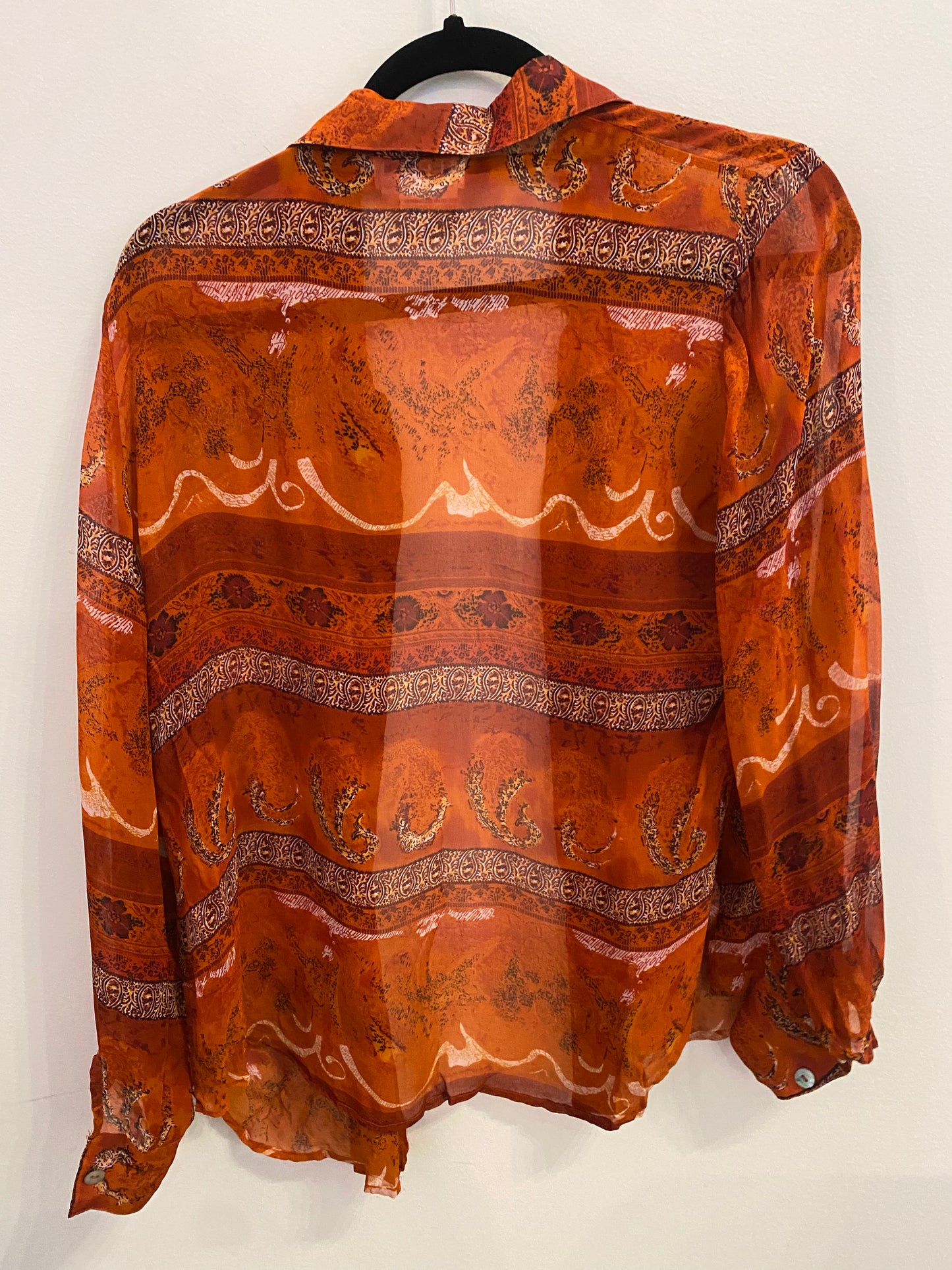 Tess 100% Silk Buttoned Shirt