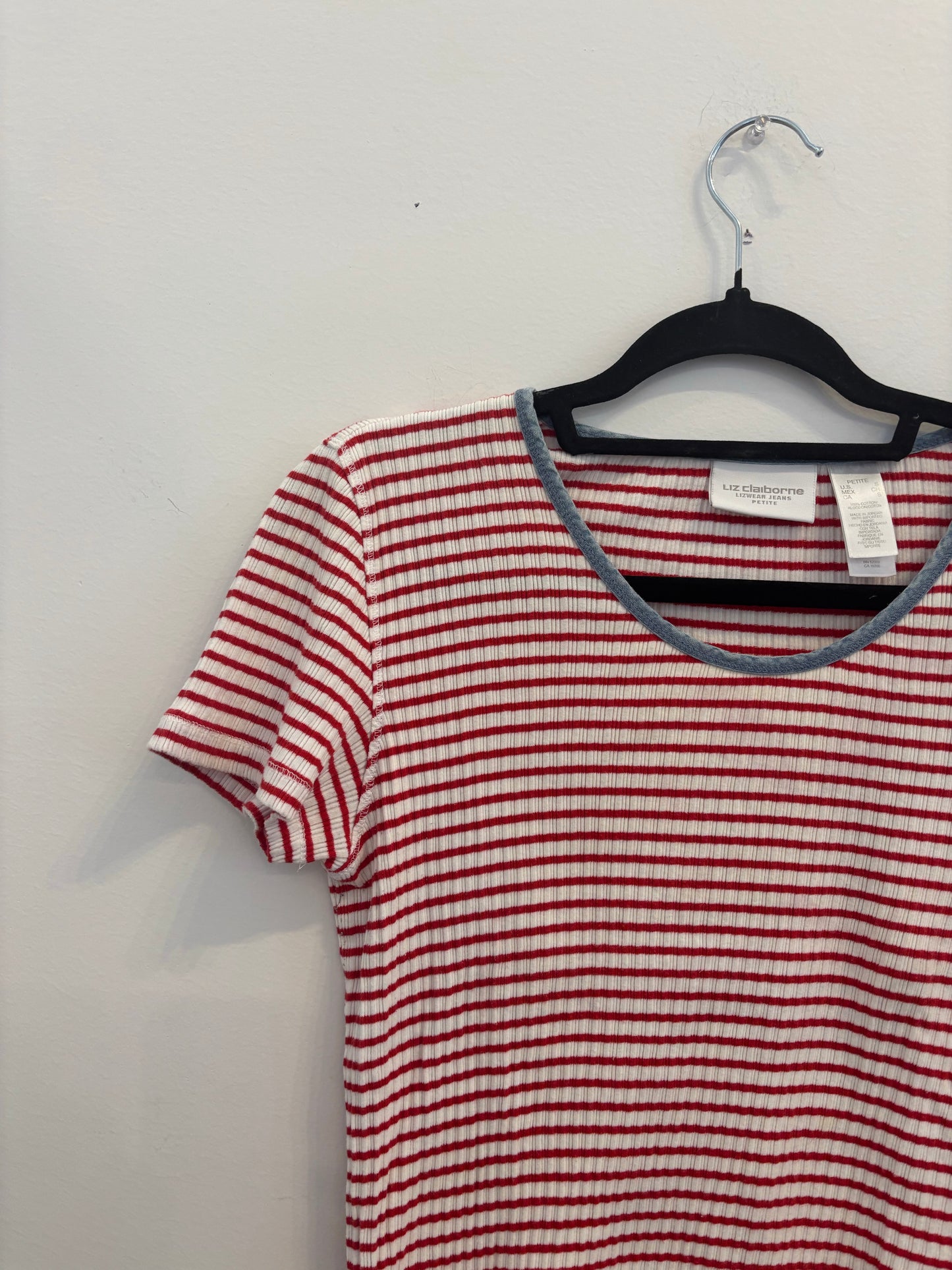 *Liz Claiborne | Striped Tee (S)